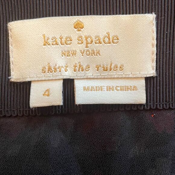 Kate Spade Floral Pleated Mini Skirt - Picture 5 of 6